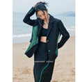 Load image into Gallery viewer, [Daiseiryusu Series] ★China style outerwear★ Blazer switching color scheme original black black easy to match
