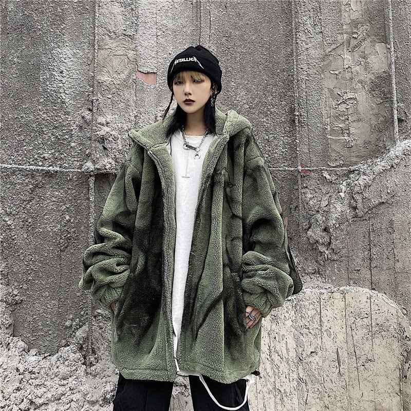 [Style Series]★Winter Coat★ 2color Cute Unisex Men's Hooded Oversized Cool