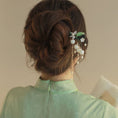 Load image into Gallery viewer, [PINZHUSI Series]★China style hair ornament★1 hairpin ladies accessories present birthday lily of the valley lily orchid fringe
