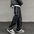 Load image into Gallery viewer, [QISHE Series]★Denim Pants★ 2color Bottoms Pants Unisex Men's Large Size Blue Black
