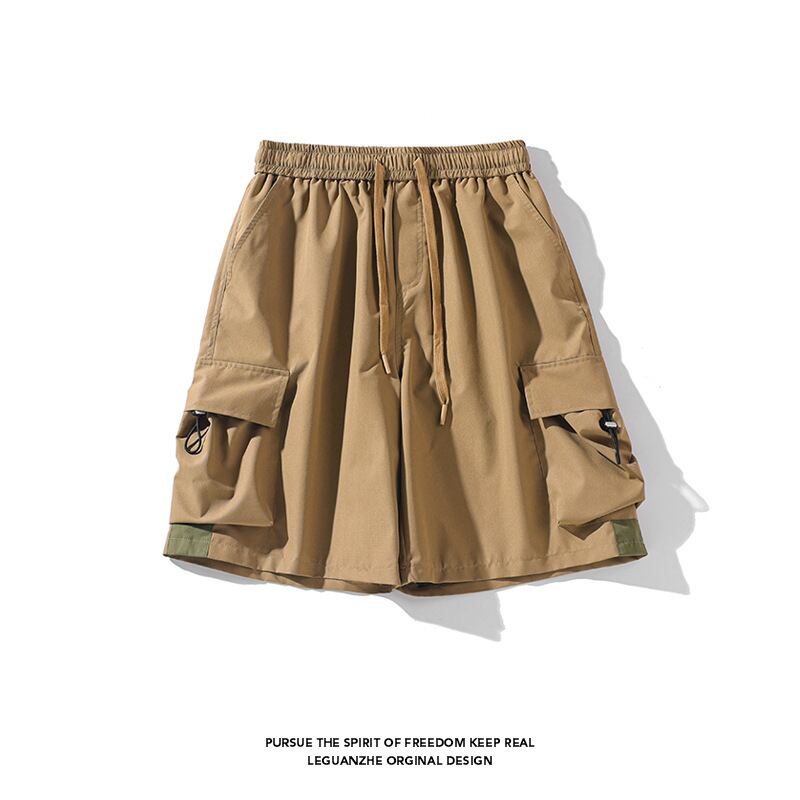 [BIGEMAN Series] ★Shorts★ 4color Bottoms Short Length Pants Unisex Men's Large Size Casual Pants