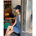 Load image into Gallery viewer, [XIAOXIN Series]★Dress★Sleeveless Women's Fashion V-neck Short Length Denim
