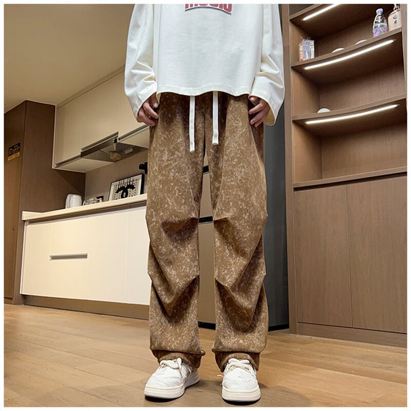 [NANSHI Series] ★Casual Pants★ 3color Bottoms Trousers Corduroy Unisex Men's Black Gray Coffee Color