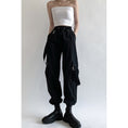 Load image into Gallery viewer, [JIAYI Series] ★Casual Pants★ Bottoms Pants Ladies Stylish Slimming Easy to Match Black
