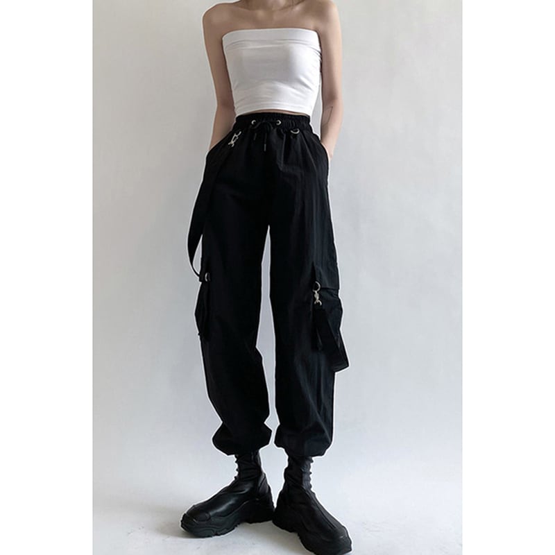 [JIAYI Series] ★Casual Pants★ Bottoms Pants Ladies Stylish Slimming Easy to Match Black