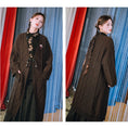 Load image into Gallery viewer, [Kokaishan --- Wakagi Gin Series] ★China style coat★ Cardigan long length knit outerwear
