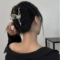 Load image into Gallery viewer, [KANSAI Series] ★Hair Ornament★ Hair Clip Ladies Accessory Accessory Silver Trendy Large Bun Hair
