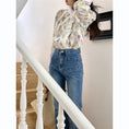 Load image into Gallery viewer, [LIANGLIANG Series]★Shirt★ Long sleeve shirt, floral pattern shirt, women's, stylish, cute, improves your temperament
