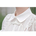 Load image into Gallery viewer, [BAIRIMENG Series]★China style shirt★ Tops, summer clothes, improves your temperament, white, cute, easy to match
