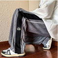 Load image into Gallery viewer, [Leonbinno Series]★Fleece-lined pants★Casual pants 2color Unisex Men's Large size Black Gray
