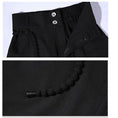 Load image into Gallery viewer, [Ancient monster---Long wind series]★China style pants★Bottoms Gaucho pants with belt Black Black
