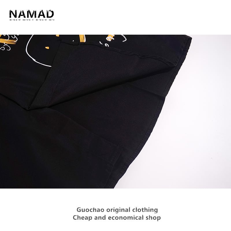 [NAMAD Series]★Setup★ 3color shirt + shorts unisex thin black light brown gray