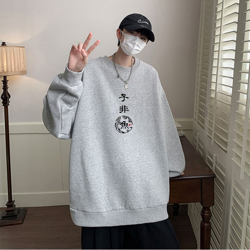 [LANGGUANGHU Series]★China style tops★ 4color Unisex Men's Large size Letter pattern