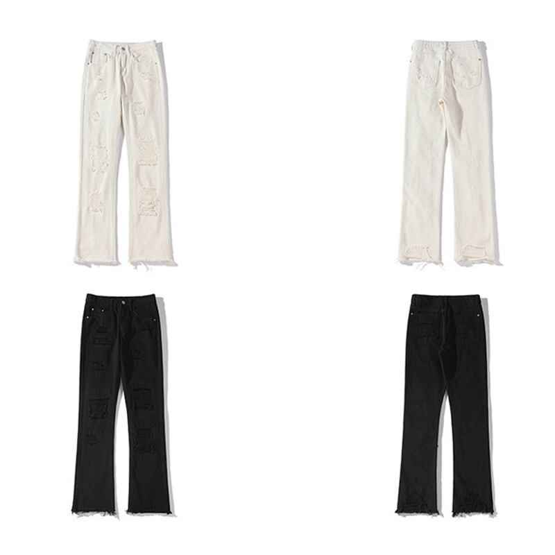 [BIGEMAN Series]★Denim pants★ 2color bottoms pants unisex men's large size black white