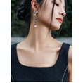 Load image into Gallery viewer, [Small Blue Dragon Series] ★China Style Earrings★ Pair Earrings Women's Accessories Unique Fishbone Silver
