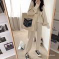 Load image into Gallery viewer, [Andcici Series]★Bag★ Tote bag, canvas, large capacity, date, book, casual, blue, beige, easy to match
