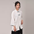 Load image into Gallery viewer, [HANZHU Series]★China style shirt★ Tops 3color Unisex Men's Large Size Black White Blue
