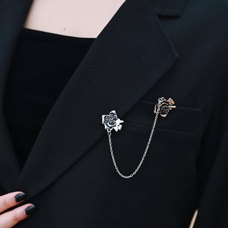 [Koseiryushu Series] ★ Brooch ★ Ornament, Unique, Retro, For Costumes, Roses, For Blazers, For Shirts