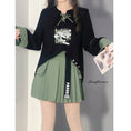 Load image into Gallery viewer, [Dust Smoke Cloud Dream---Dynamic Danko Series] ★Skirt★ Bottoms Pleated Skirt Green Green Panda S M L XL Cute Easy to match
