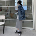 Load image into Gallery viewer, [KEKELI Series]★Denim Jacket★ Outerwear Spring Clothes Retro Loose Easy to Match Blue Blue
