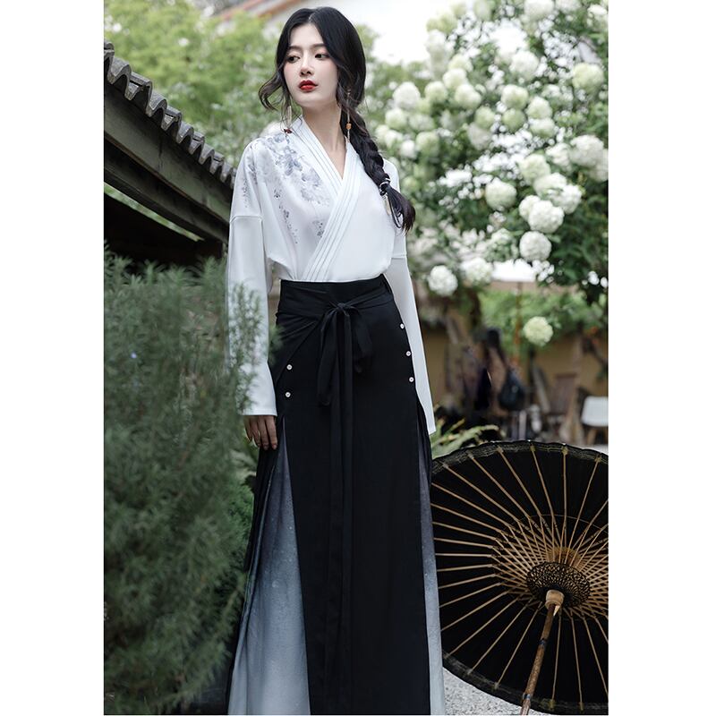 [HUAYUAN Series]★China style skirt★Bottoms Easy to match Chinese elements Hanfu skirt Easy to match