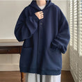 Load image into Gallery viewer, [V37 Series] ★Outer★ 3color Jacket Unisex Men's Casual Apricot Blue Coffee Color
