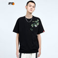 Load image into Gallery viewer, [JPYZ Series]★China style T-shirt★ Tops Unisex Men's Panda Embroidery Black Easy to match
