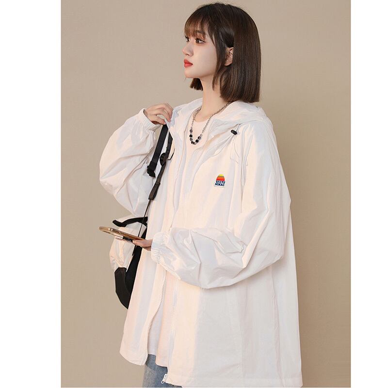 [GEBOXUAN Series]★Jacket★ 4color Outer Thin Summer Clothes Sun Protection Unisex Men's Cute Simple Casual