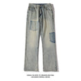 Load image into Gallery viewer, [BIGEMAN Series]★Denim Pants★ Retro Bottoms Trousers Unisex Men's Large Size Slimming
