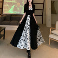 Load image into Gallery viewer, [PANGSAO Series] ★Long length dress★ Summer long length large size black black wedding date commuting
