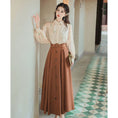 Load image into Gallery viewer, [XUANZI Series]★Skirt★ Bottoms Ladies Easy to match Simple Date Wedding Retro
