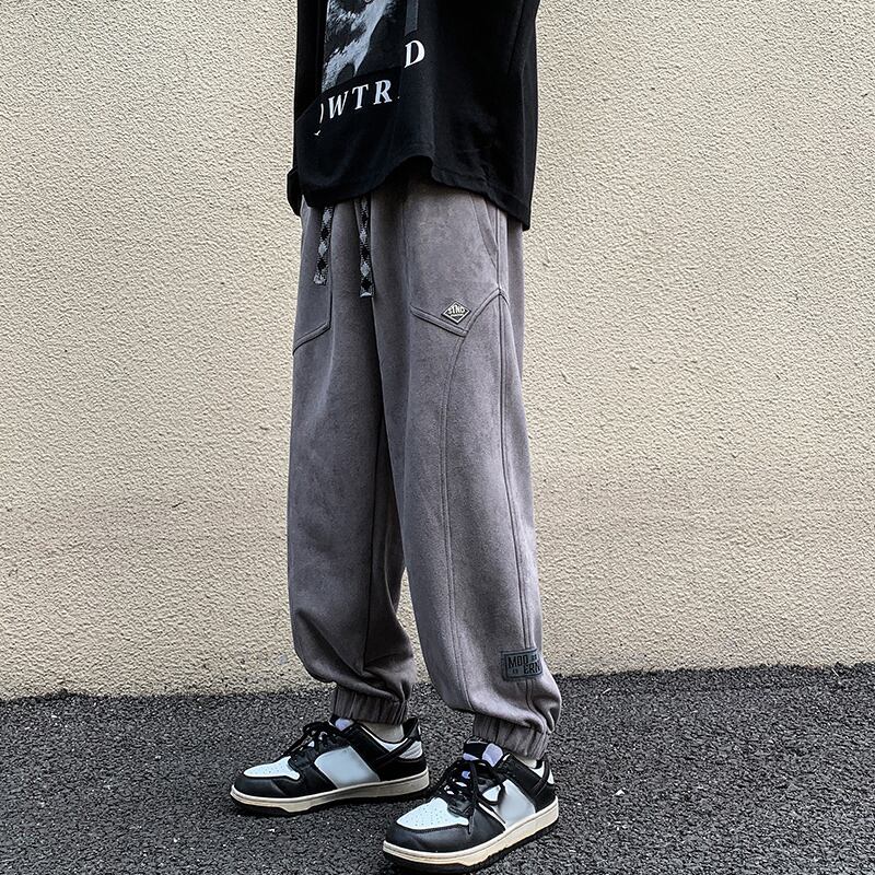 [Men's Series]★Casual Pants★ 3color Bottoms Unisex Men's Simple Easy to Match Black Gray Beige