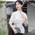 Load image into Gallery viewer, [BAIRIMENG Series]★Chinese style shirt★ Tops to improve your temperament, Chinese clothes, Chinese elements, Chinese clothes, summer SML XL 2XL
