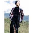 Load image into Gallery viewer, [Big Blue Dragon Series] ★China style dress★ Velvet changeover slimming black black slit
