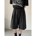 Load image into Gallery viewer, [AIMAKOU Series] ★Shorts★ Shorts 3color Unisex Men's Elastic Waist Black Brown Blue
