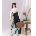 Load image into Gallery viewer, [Sangoku style series]★China style skirt★ Maki skirt Improved Chinese clothing Original Dark Green SML
