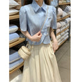 Load image into Gallery viewer, Time sale now on! ! [YIJIA Series]★Setup Single Order★2color Shirt or Skirt Short Sleeve Super Cheap Temperament Enhancement
