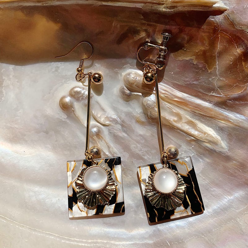 [Lonely Genius Series] ★Earrings★ Pair Earrings or Earrings Women's Accessories Accessories Original