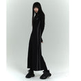 Load image into Gallery viewer, [LadyGhost Series]★Dress★ Dress POLO neck slimming long dress cute SML black black
