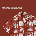 Gallery viewerに画像を読み込む, 【TRAVEL ISSUANCEシリーズ】★レトロ シャツ★ 4color 落書き プリント 男女兼用 メンズ レッド グリーン ホワイト ブラック
