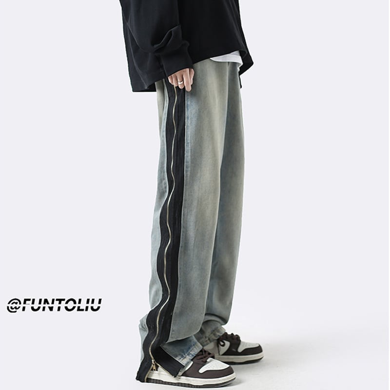 [Series]★Trousers★ Casual pants, denim pants, bottoms, unisex, men's, color scheme ML XL 2XL