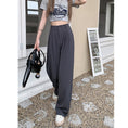 Load image into Gallery viewer, [KEKELI Series]★Casual Pants★ 6color Bottoms Slimming Plain Brown Beige Black Blue Gray Pink
