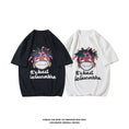 Load image into Gallery viewer, [BIGEMAN Series]★T-shirt★ Tops 2color Unisex Men's Large Size White Black Summer Cartoon
