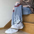 Load image into Gallery viewer, [YANDAN Series] ★Denim pants★ Bottoms, pants, unisex, men's, large size, fashion, distressed
