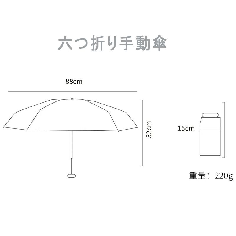 [QIANYU Series] ★Umbrella★ 3 types selectable, six ribs, rain and sunny, six-fold umbrella, dual use, manual, rainy season, rainproof soup, sun protection, floral pattern