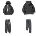 Load image into Gallery viewer, [BIGEMAN Series]★Setup★ 4color 2-piece set Hoodie + Pants Unisex Men's Large Size Coffee Color Black Gray
