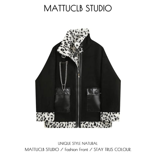 【MATTUCLB STUDIOシリーズ】★冬用コート★ 両面着れる アウター ジャケット 厚て 暖か 男女兼用 メンズ