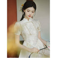 Load image into Gallery viewer, [Queen Series] ★China-style dress★ Improved cheongsam dress Designed Short sleeves Slimming SML XL
