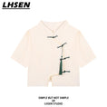 Load image into Gallery viewer, [LHSEN Series]★China style tops★ 2color Chinese style shirt, short length, mini length, slimming, short sleeve
