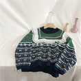 Load image into Gallery viewer, [Makimakiya Series] Super cute sweater, green, free size, round neck, long sleeves
